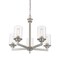 Z-Lite Savannah 5 Light Chandelier, Brushed Nickel & Clear 462-5BN - alternate 6